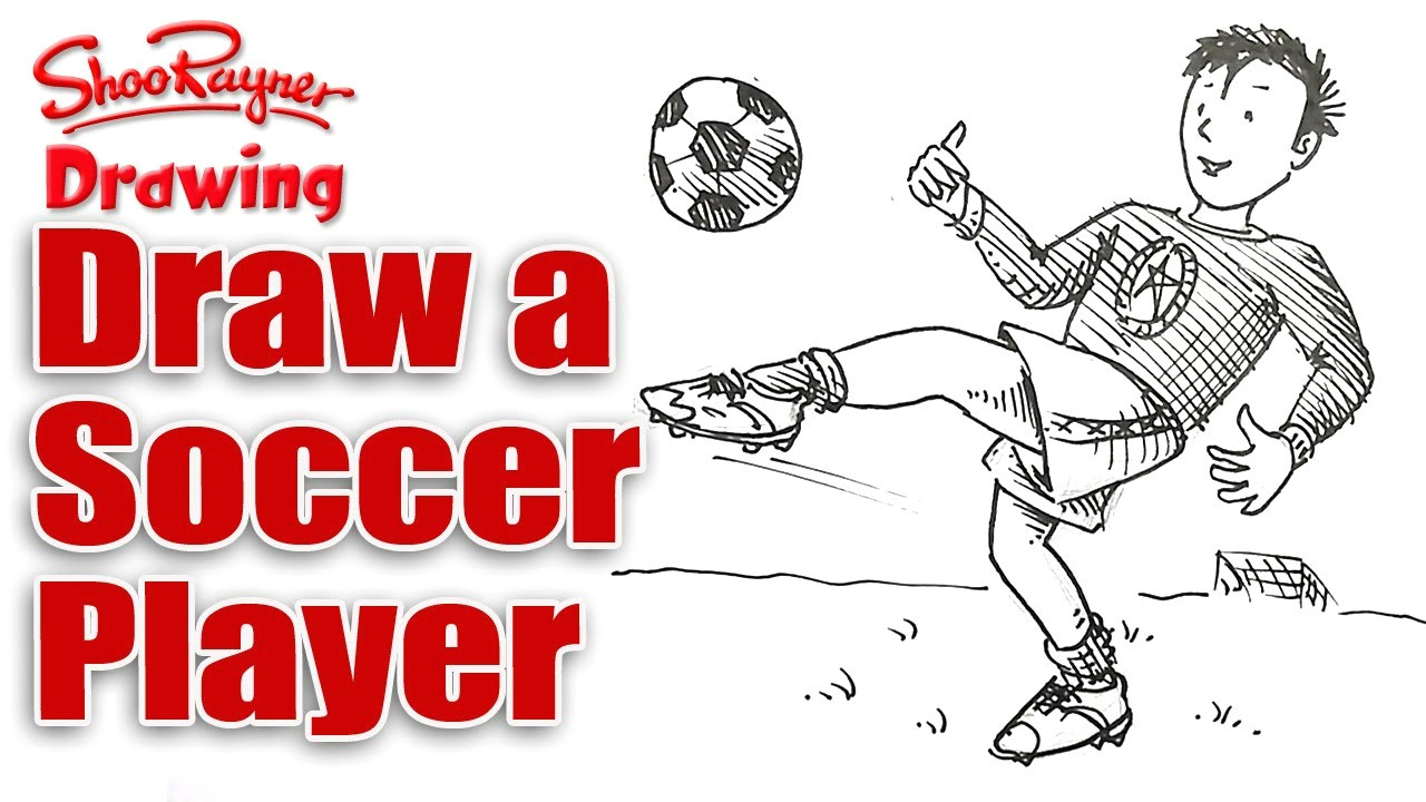 How to Draw A Football Player Easy 4 Ways to Draw soccer Players Wikihow