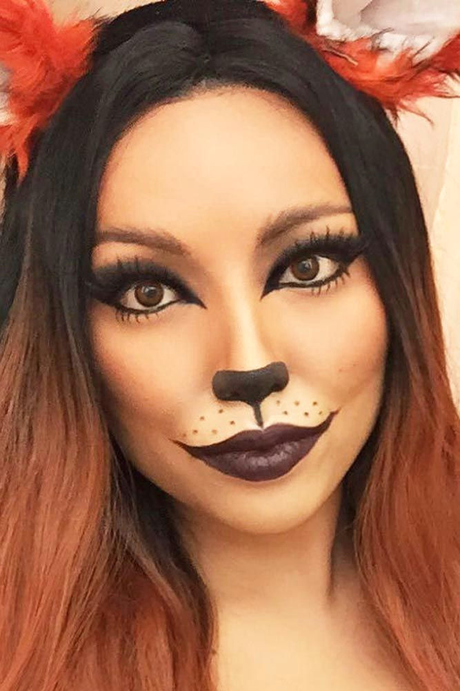 How to Draw A Fox Girl Pin Auf Cat Cheetah Deer and Fox Makeup and Facepaint