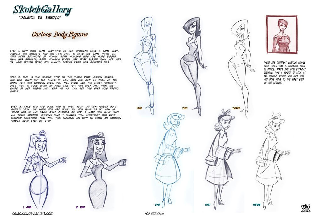 How to Draw A Girl Body Step by Step Cartoon Drawing Design How to Draw Cartoon Body Figures by