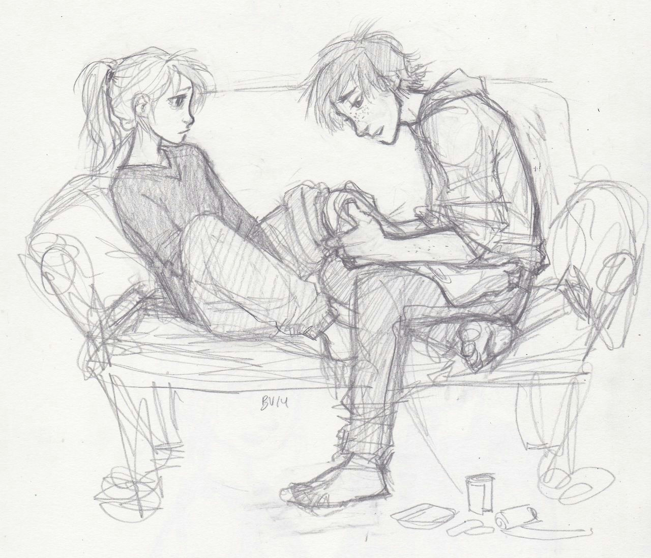 How to Draw A Girl Sitting No No Let Me Take Care Of You You Re Always Taking Care