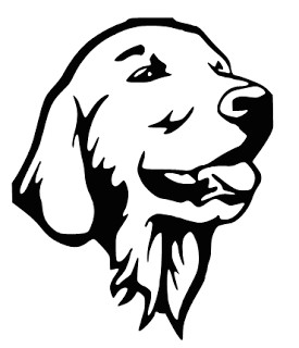 How to Draw A Golden Retriever Face Easy Free Golden Retriever Svg Image Stencils Dogs Golden