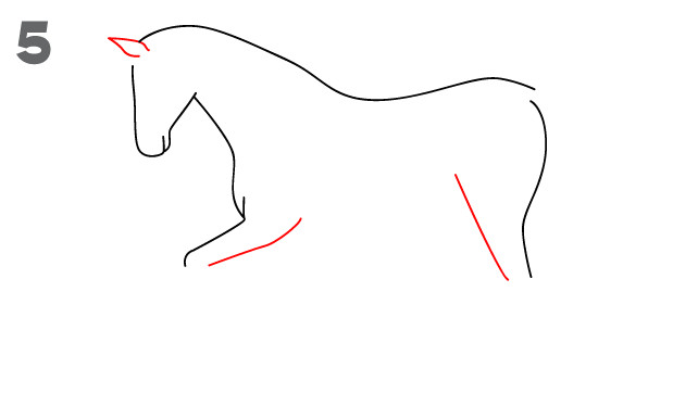 How to Draw A Horse Step by Step Easy 68 Surprising How to Draw A Hore