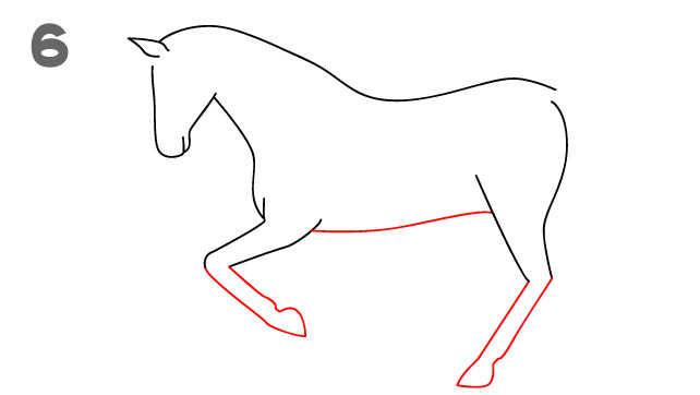 How to Draw A Horse Step by Step Easy 68 Surprising How to Draw A Hore
