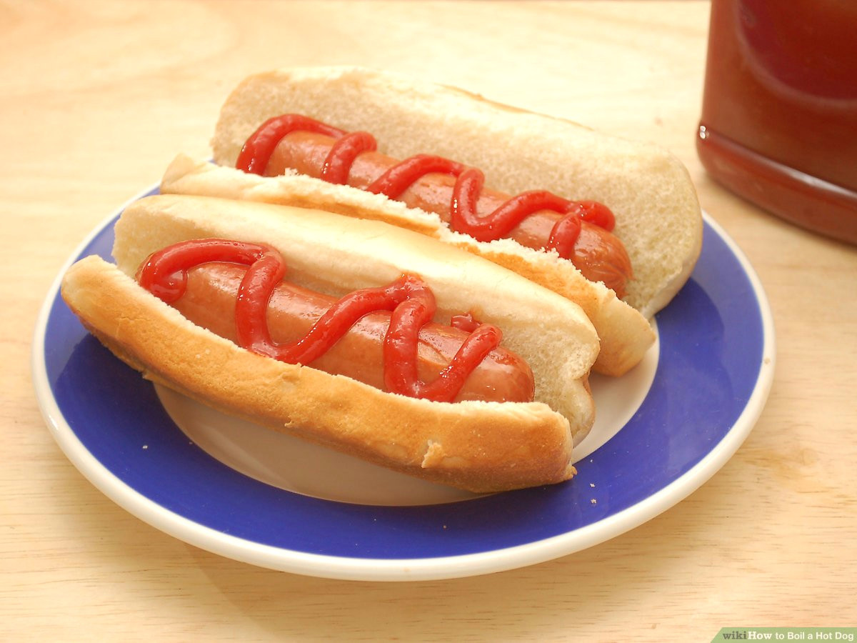 How to Draw A Hot Dog Easy Boil A Hot Dog