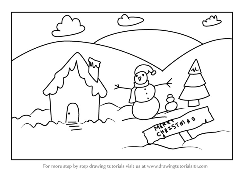 How to Draw A Nativity Scene Step by Step Easy 15 Obvious How to Draw Christmas Pictures Step by Step