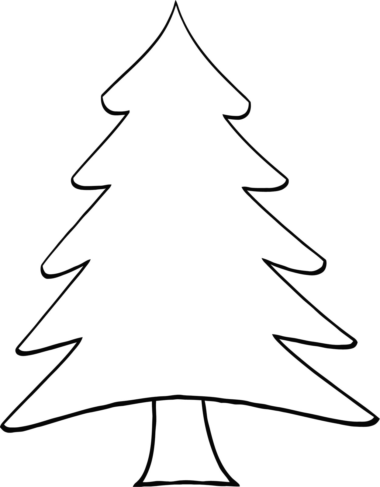 How to Draw A Pine Tree Easy Free Pine Tree Outline Download Free Clip Art Free Clip