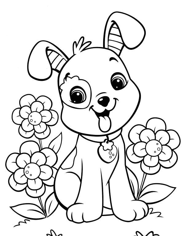 How to Draw A Puppy Dog Easy Easy Coloring Pages Dog Coloring Page Puppy Coloring
