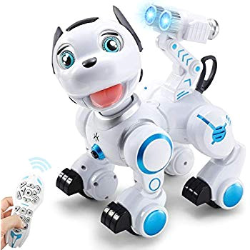 How to Draw A Robot Dog Easy Amazon Com toch Rc Robot Dog Cute Pets Smart Intelligent