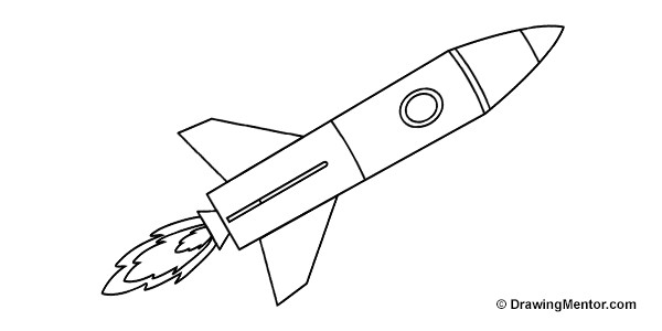 How to Draw A Rocket Ship Easy 66 Likable How to Draw Rocket