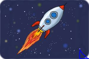 How to Draw A Rocket Ship Easy How to Draw Space Step by Step Easy Drawings for Kids