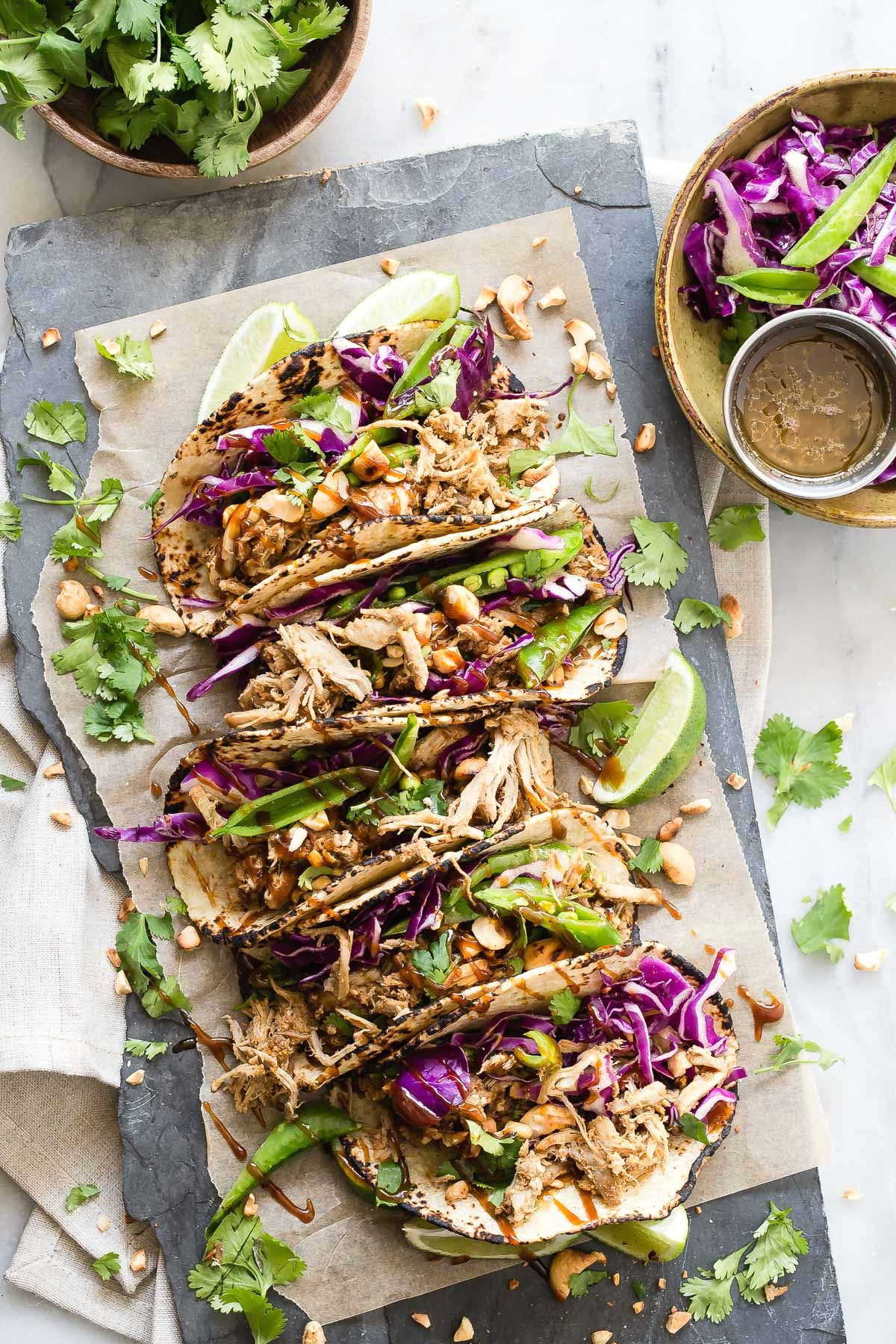 How to Draw A Taco Easy Shredded Pork Taco with Hoisin and asian Slaw