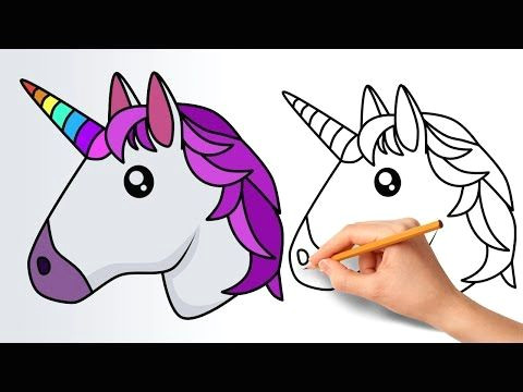 How to Draw A Unicorn Emoji Step by Step Easy How to Draw A Unicorn Easy Step by Step Cartoon Unicorn