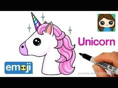How to Draw A Unicorn Emoji Step by Step Easy How to Draw A Unicorn Emoji Easy Youtube Drawing Ideas