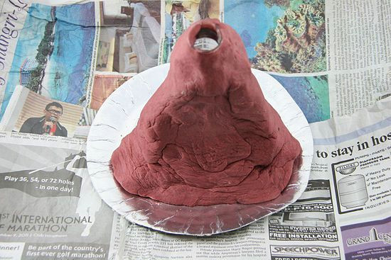 How to Draw A Volcano Easy Make A Clay Volcano Diy Volcano Projects Volcano Science