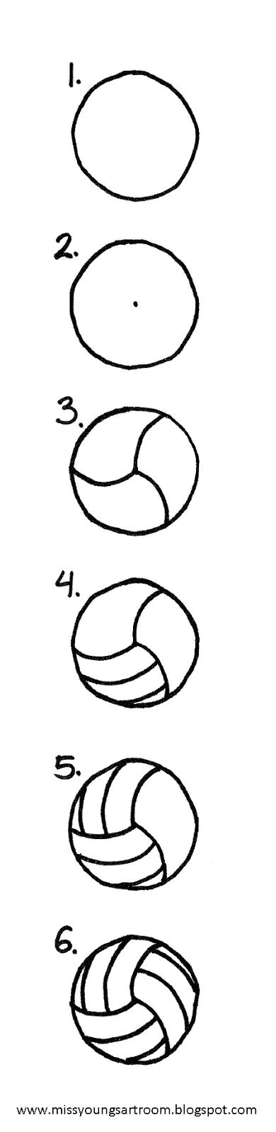 How to Draw A Volleyball Easy 101 Best Volleyball Motive Images Volleyball Volleyball