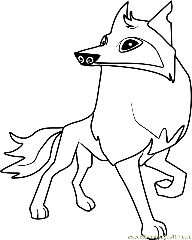 How to Draw A Wolf On Animal Jam Animal Jam Coloring Pages Animaljam Coloringpages toys