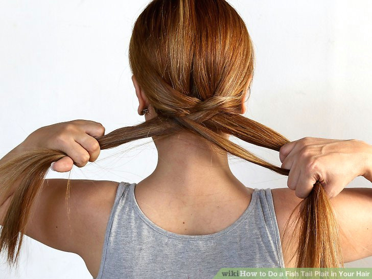 How to Draw An Easy Braid 3 Ways to Do A Fish Tail Plait In Your Hair Wikihow