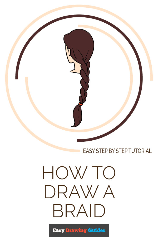 How to Draw An Easy Braid How to Draw A Braid Really Easy Drawing Tutorial Easy
