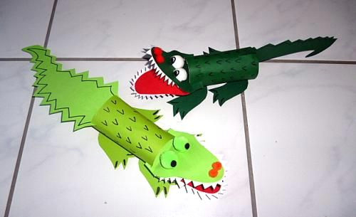 How to Draw An Easy Crocodile Bastelsachen Tiere Krokodile Aus Papier Tiere Basteln