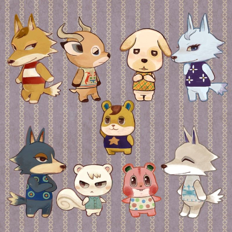 How to Draw Animal Crossing Villager Animal Crossing Villagers Art Animal Crossing Fan Art