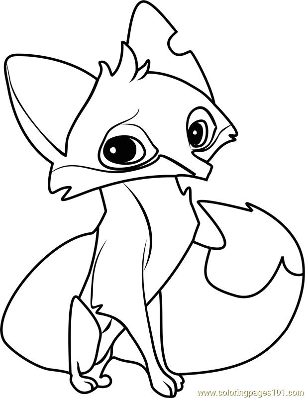 How to Draw Animal Jam Fox Animal Jam Coloring Pages Fox