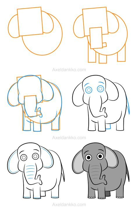 How to Draw Animals Elephant How to Draw An Elephant Comment Dessiner Un Elephant Art