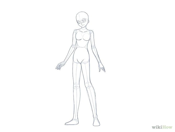How to Draw Anime Girl Body Step by Step Pin by Skylar Jones On attack On Titan Girl Drawing