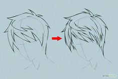 How to Draw Anime Hair Male Easy 30 Best How to Draw Anime Hair Images Anime Hair How to