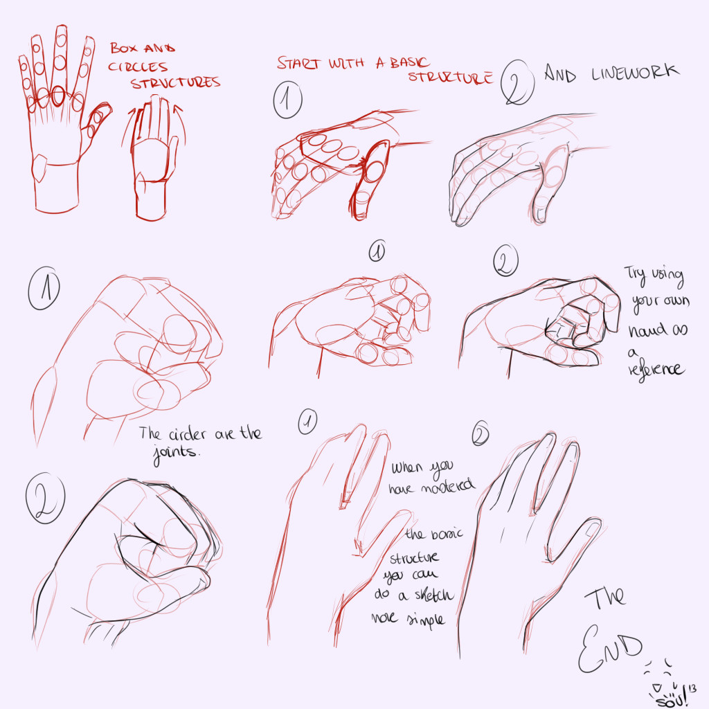 How to Draw Anime Hands Step by Step Hands Tutorial Edit by souortiz On Deviantart