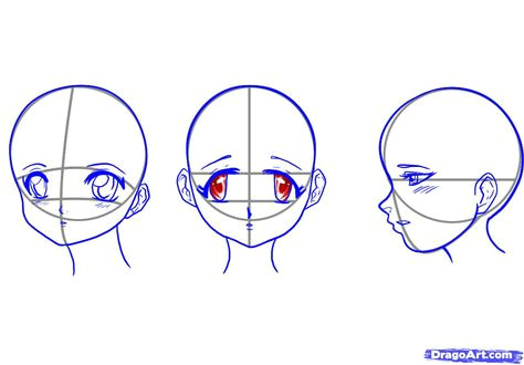 How to Draw Anime Head Step by Step How to Draw Manga Girls Step by Step Anime Heads Anime