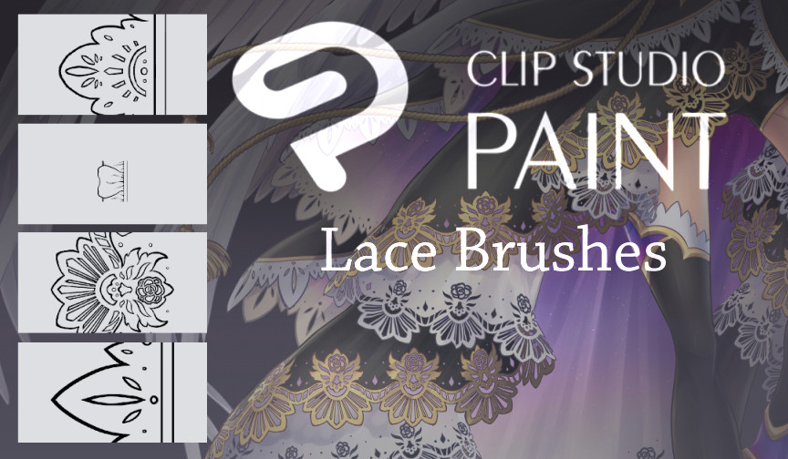 How to Draw Anime Lace Clip Studio Lace Brushes by Deamond 89 On Deviantart