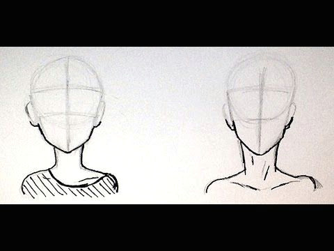How to Draw Anime Male Head How to Draw with Yun Anime Head and Shoulders Youtube