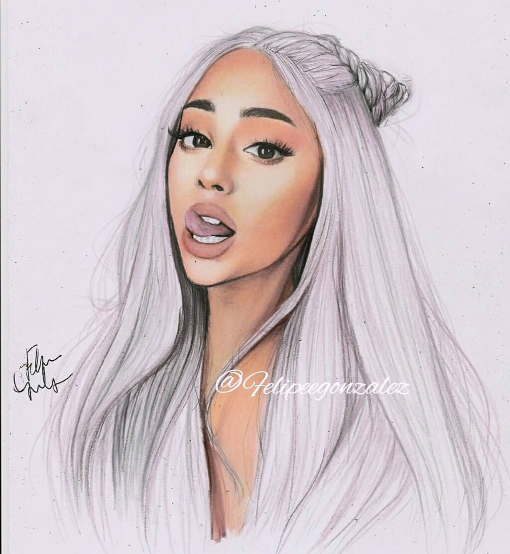 How to Draw Ariana Grande Easy Arianagrande Moonlight Queen D Please Tag Her and Follow