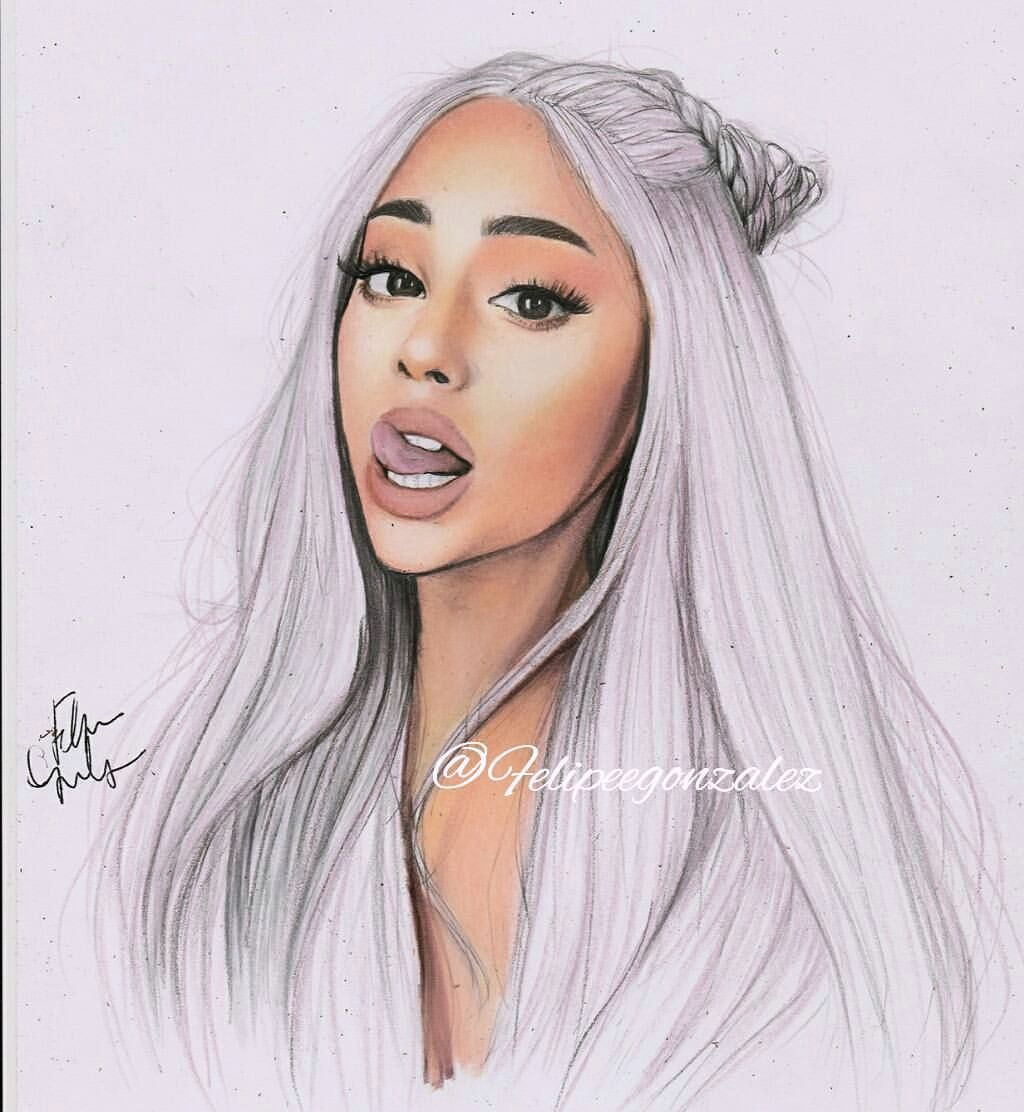 How to Draw Ariana Grande Realistic Easy Arianagrande Moonlight Queen D Please Tag Her and Follow