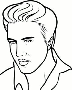 How to Draw Elvis Presley Face Step by Step Easy 35 Best Drawing Images Pencil Drawings Sketches Drawings