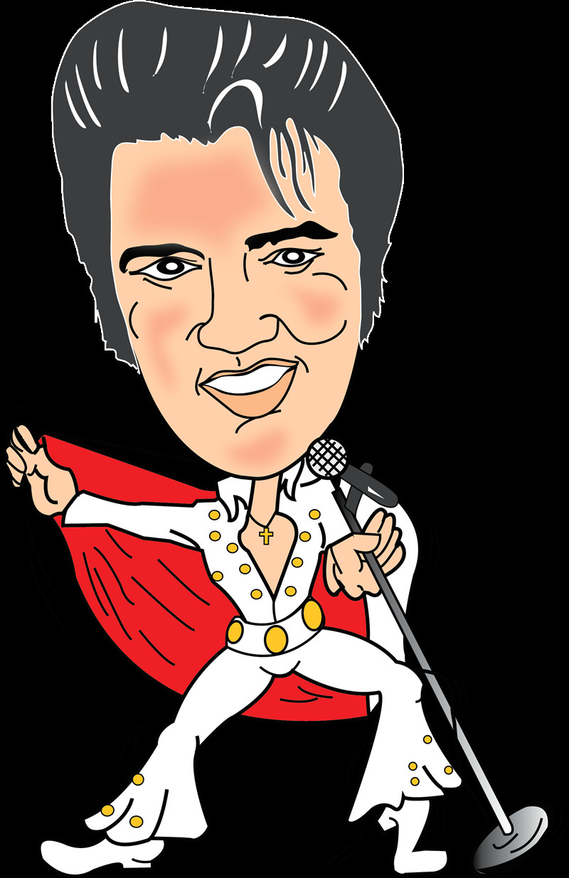 How to Draw Elvis Presley Face Step by Step Easy 91993 Drawing Free Clipart 173