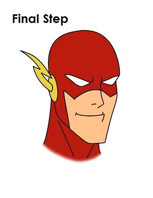 How to Draw Flash Step by Step Easy How to Draw Flash Final Step the Flash Cartoon Flash