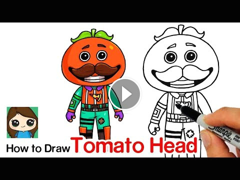How to Draw fortnite Easy How to Draw tomato Head fortnite How to Draw tomato Head