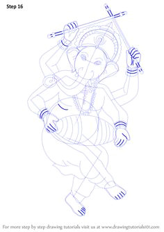 How to Draw Ganesha Easy Step by Step 117 Best Drawing Images Drawings Learn to Draw Ganesha