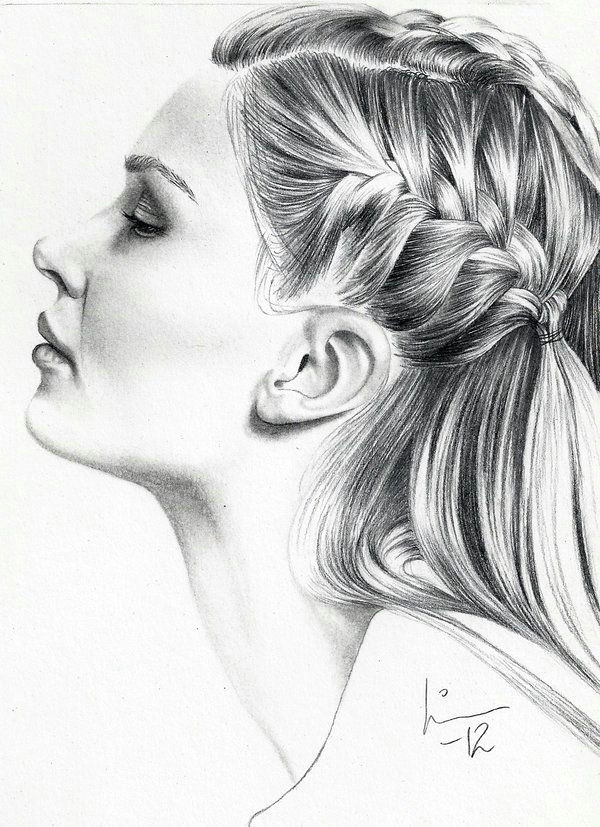 How to Draw Girl Face Side Profile Jason Layel Lohrien Illustrations by Linn Feyling Side