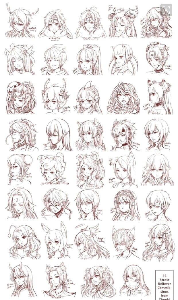 How to Draw Hair On Anime Drawing Hairstyles for Your Characters D Dodµn N How to Draw