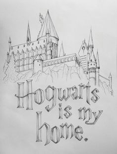 How to Draw Harry Potter Hogwarts Castle Easy 182 Best Art Harry Potter Images In 2020 Harry Potter