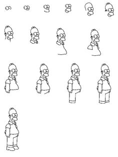 How to Draw Homer Simpson Head Easy 14 Best Final Project Images Homer Simpson the Simpsons