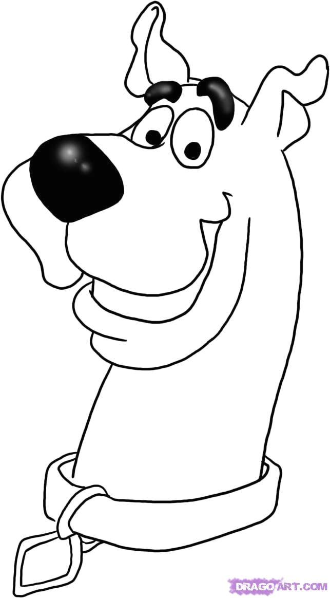 How to Draw Homer Simpson Head Easy Drawing Easy to Draw Scooby Doo Head Step by Step Cartoon