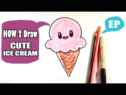 How to Draw Ice Cream Cone Easy Draw How to Draw A Cute Ice Cream Cone Easy Pictures to