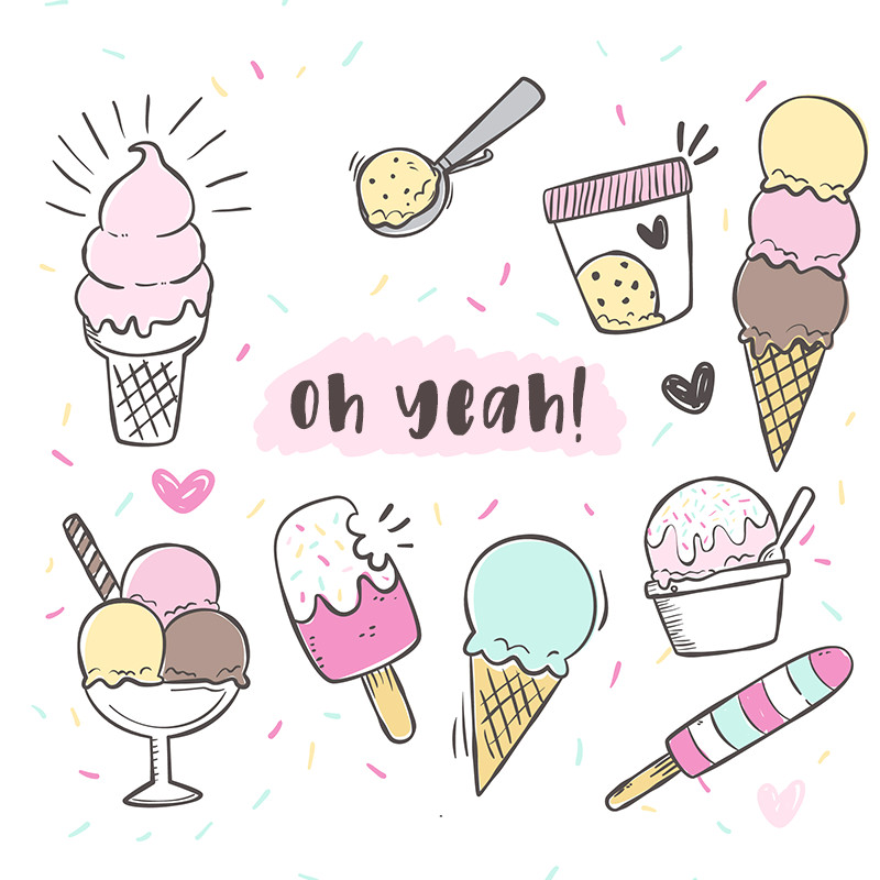 How to Draw Ice Cream Cone Easy Free Ice Cream Graphics Ice Cream Art Draw Ice Cream Ice