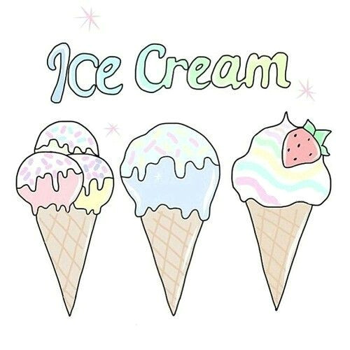 How to Draw Ice Cream Cone Easy Image Result for Tumblr Ice Cream Drawing Cute Drawings