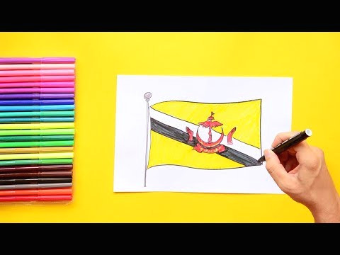 How to Draw Indian Flag Easy Videos Matching How to Draw Brunei Flag Drawing the Flag