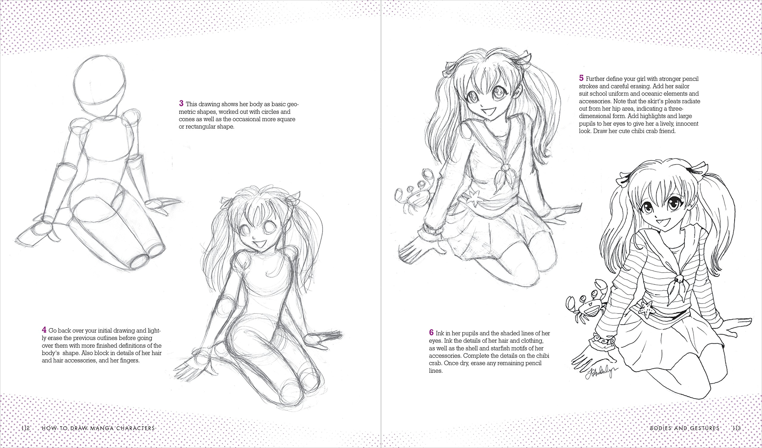 How to Draw Innocent Looking Manga Girl 40 No Problem How to Draw Manga A Girl Poses In Armer