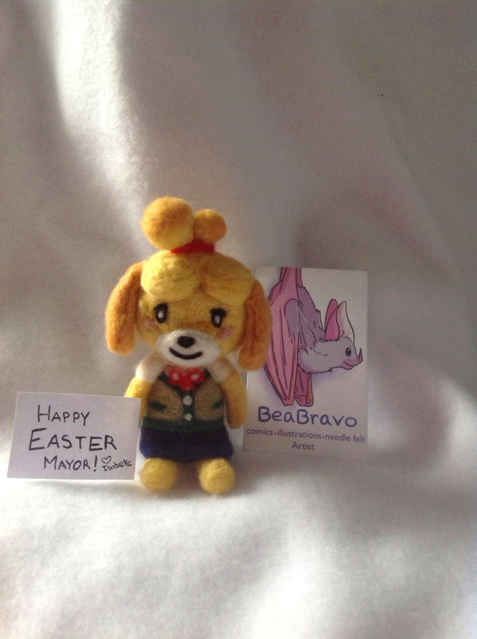 How to Draw isabelle From Animal Crossing Here S A Needle Felt Commission I Did for An isabelle From